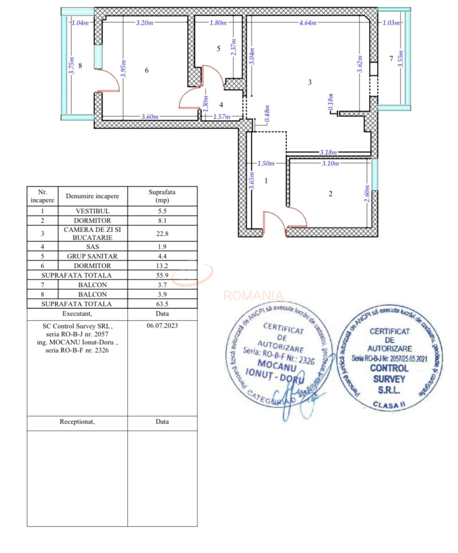 Apartament, 3 camere Bucuresti/Aviatiei