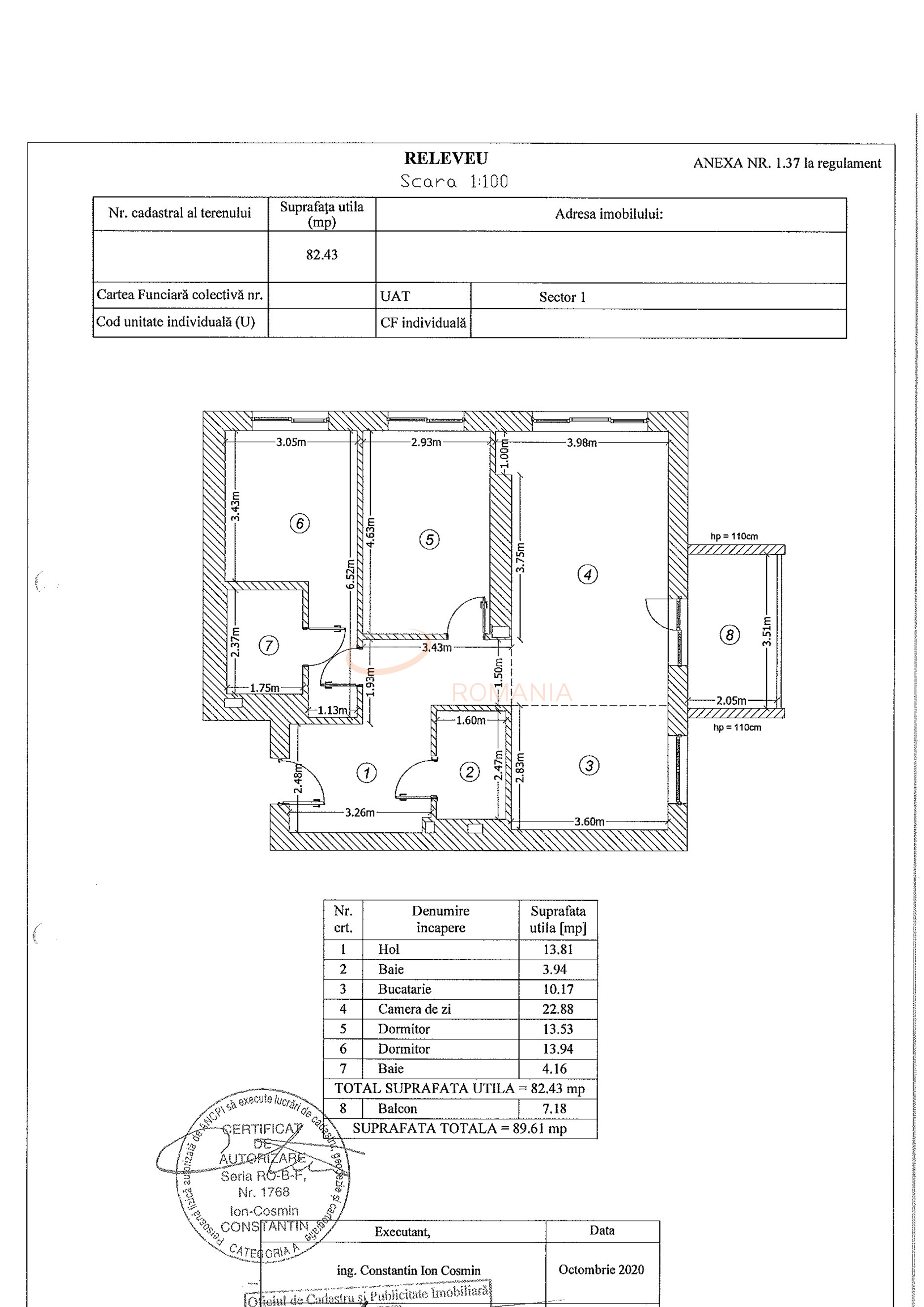 Apartament, 3 camere Bucuresti/Domenii