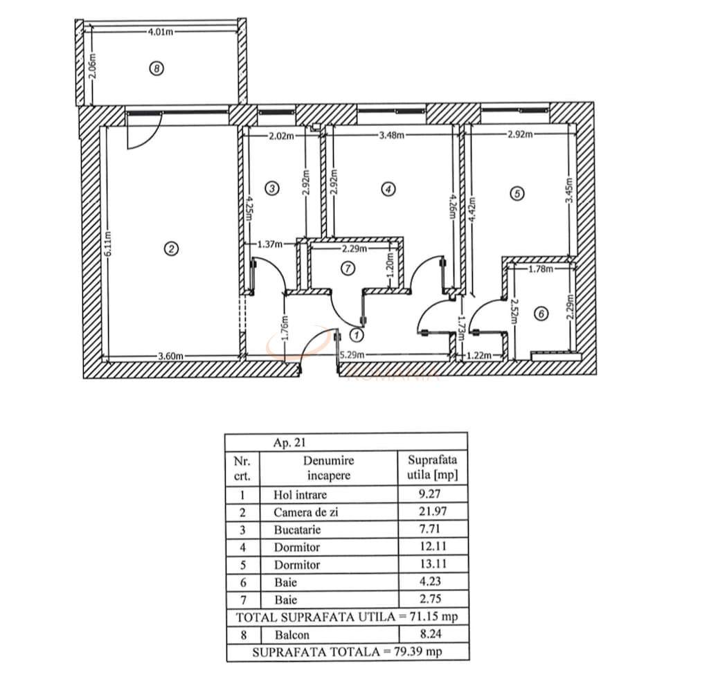 Apartament, 3 camere Bucuresti/Domenii