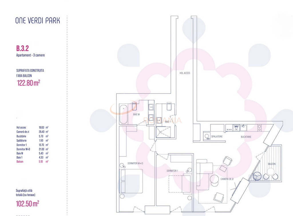 Apartament, 3 camere Bucuresti/Floreasca