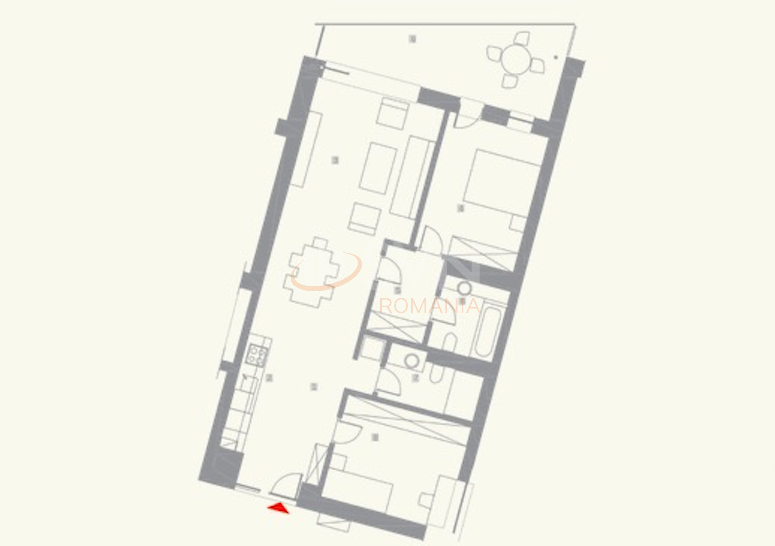 Apartament, 3 camere Bucuresti/Sisesti