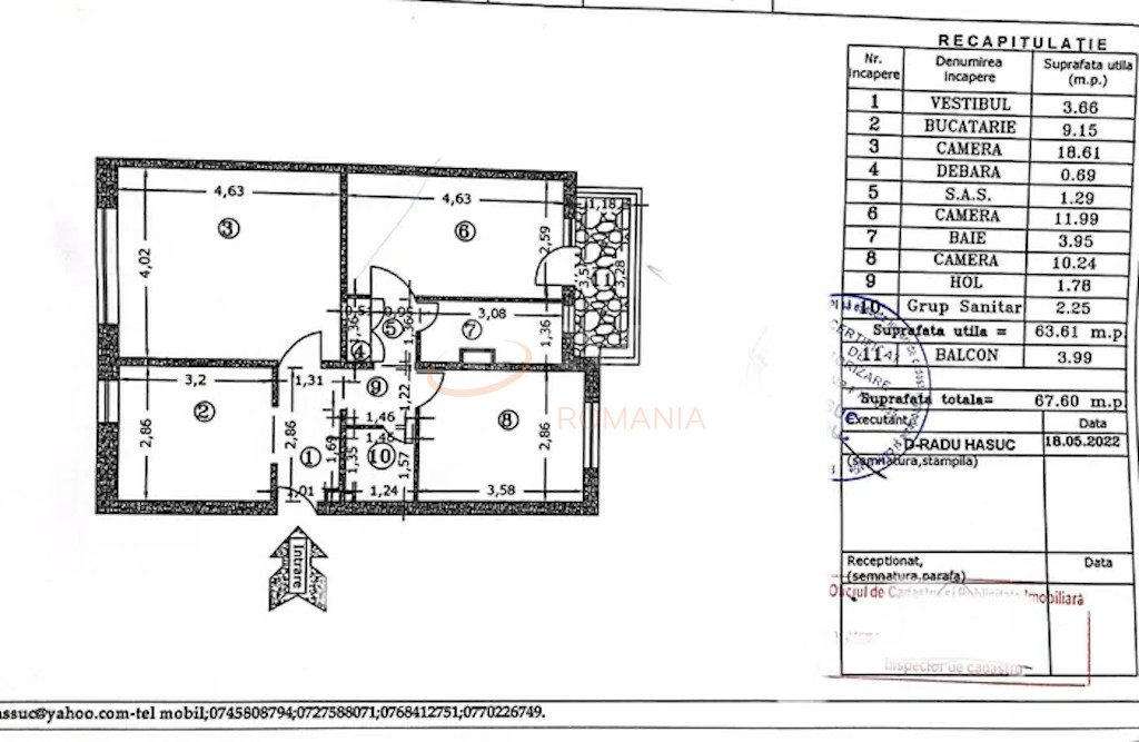 Apartament, 3 camere Bucuresti/Aviatiei