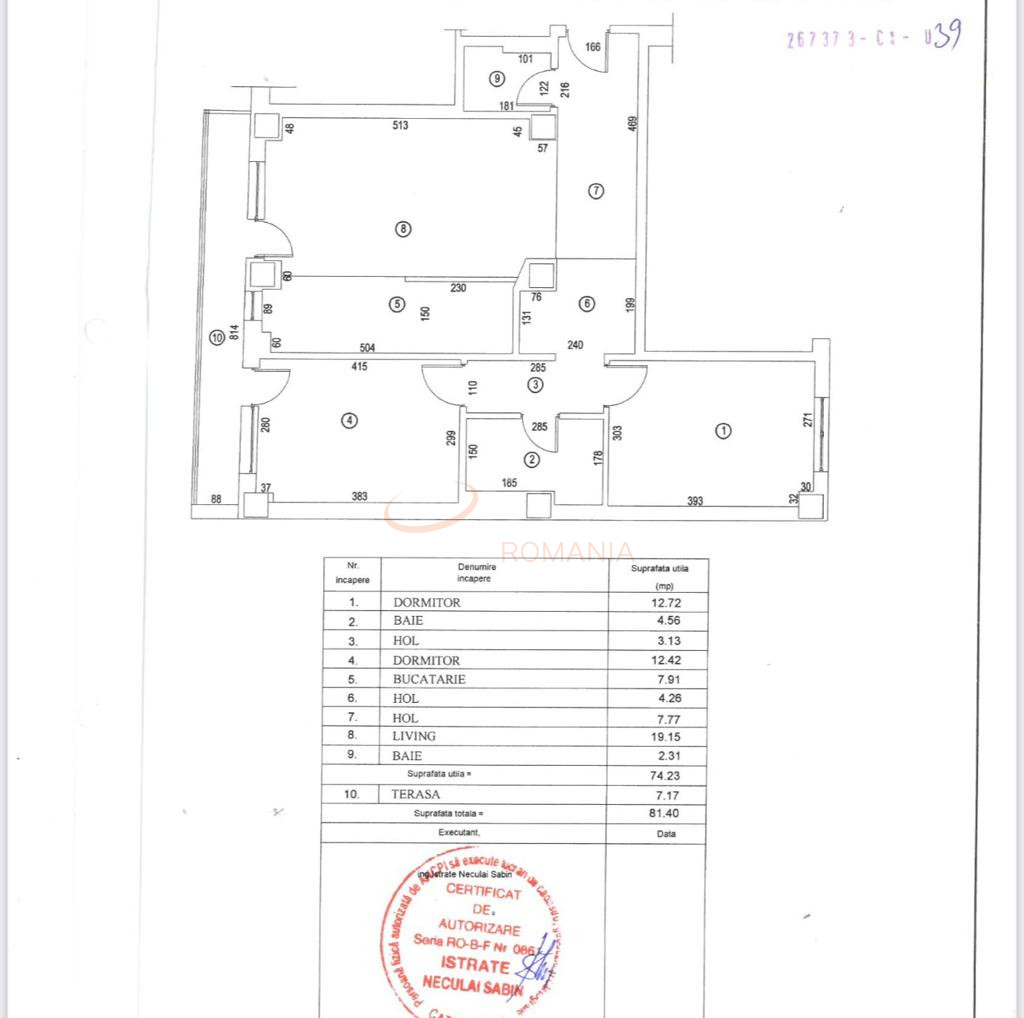 Apartament, 3 camere Bucuresti/Baneasa