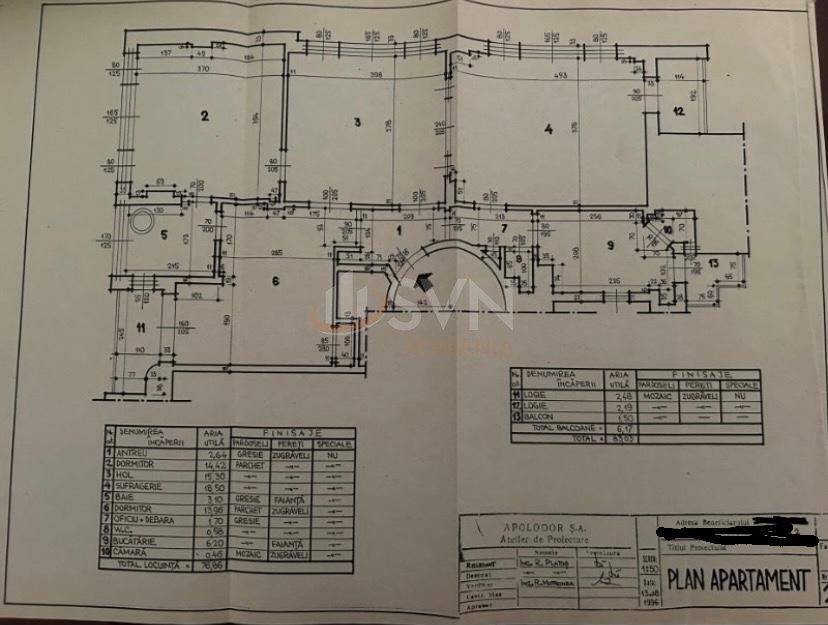 Apartament, 3 camere Bucuresti/Universitate (s1)