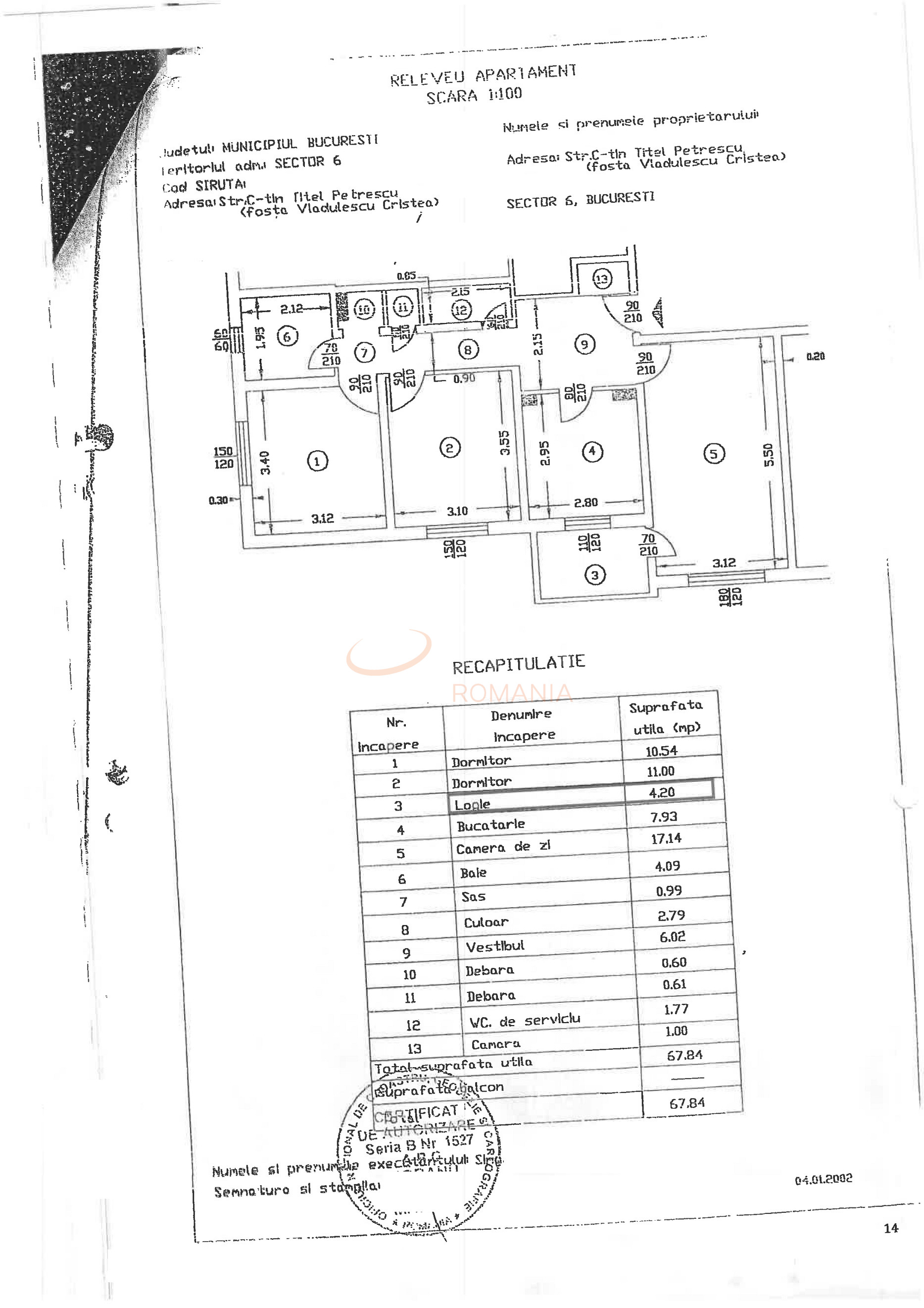 Apartament, 3 camere Bucuresti/Drumul Taberei
