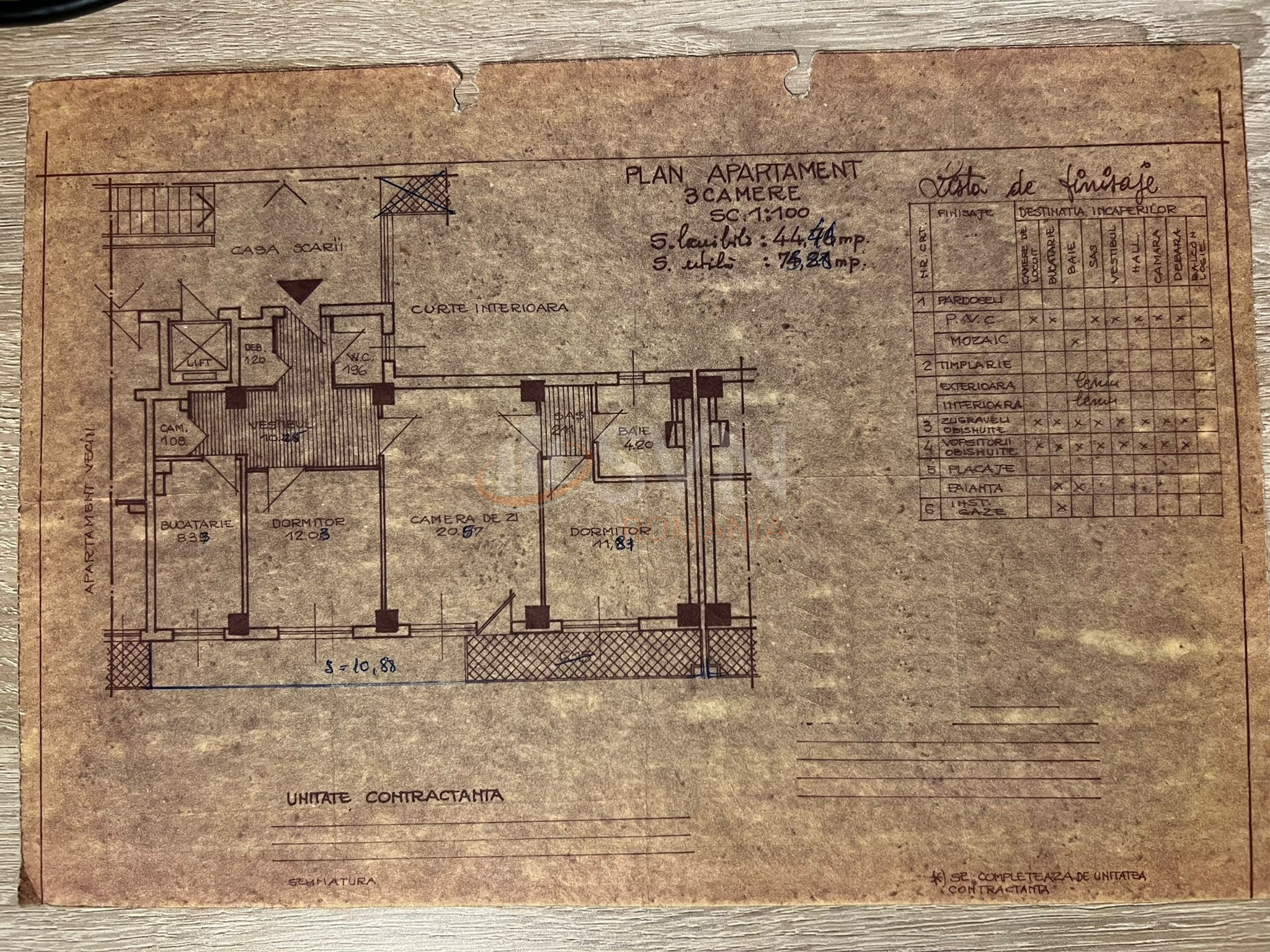Apartament, 3 camere Bucuresti/1 Mai
