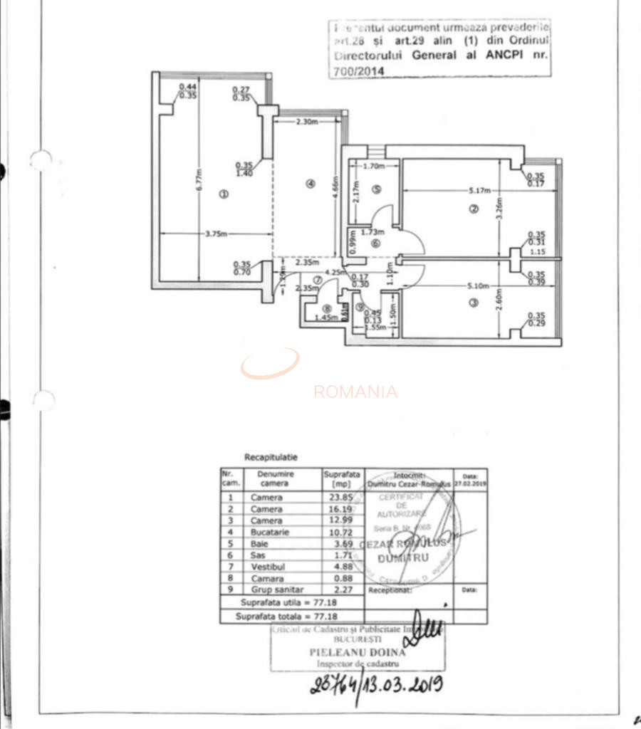 Apartament, 3 camere Bucuresti/Clucerului