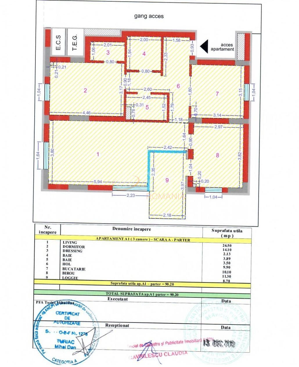 Apartament, 3 camere Ilfov/Voluntari