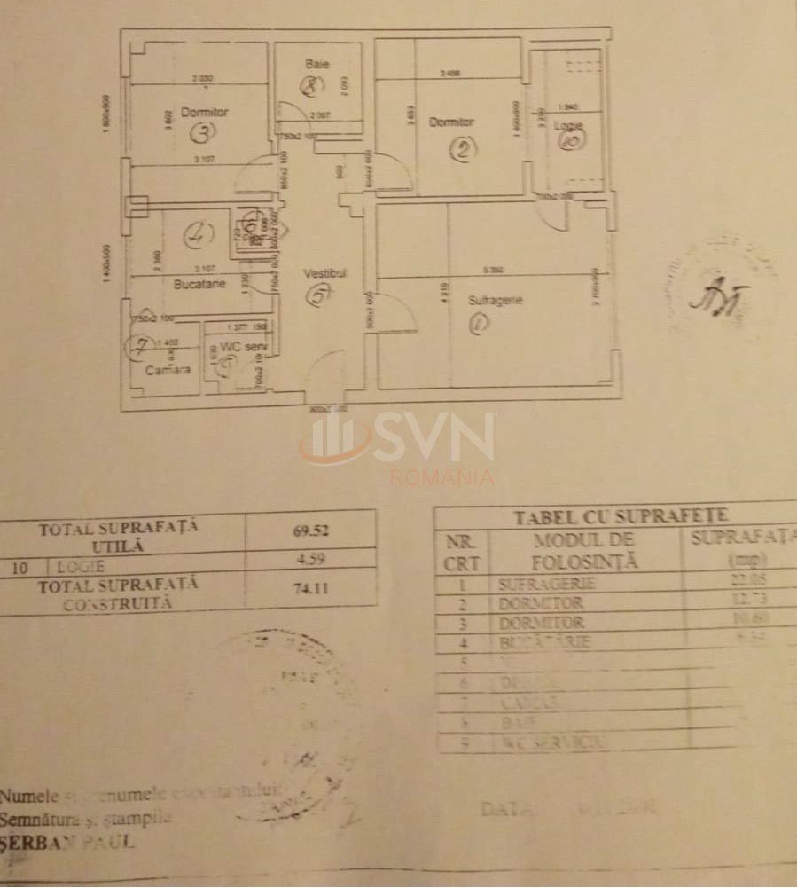 Apartament, 3 camere Bucuresti/Calea Calarasilor