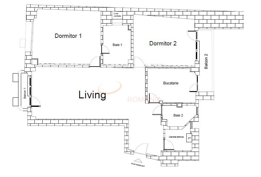 Apartament, 3 camere Bucuresti/Calea Victoriei