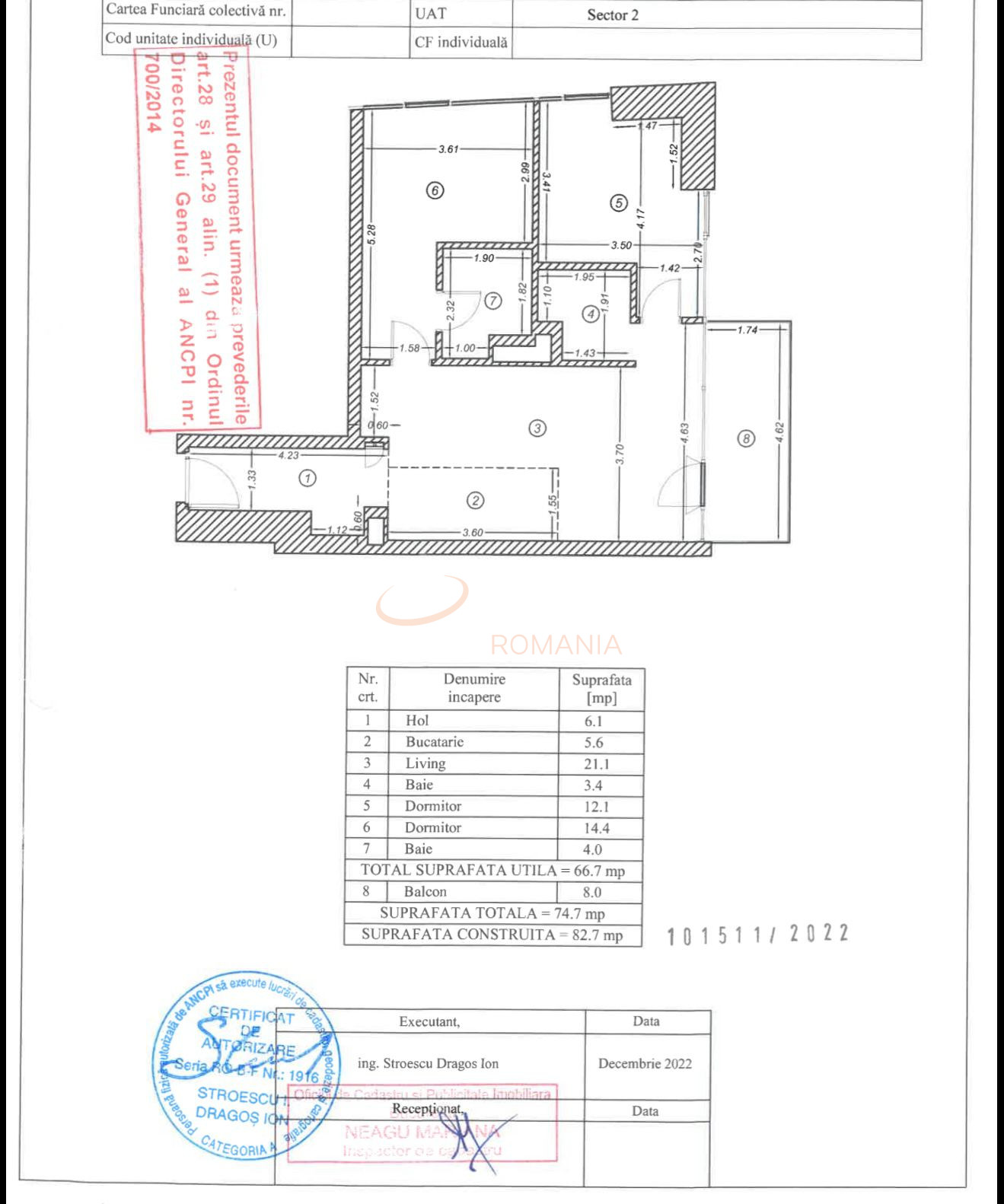 Apartament, 3 camere Bucuresti/Floreasca