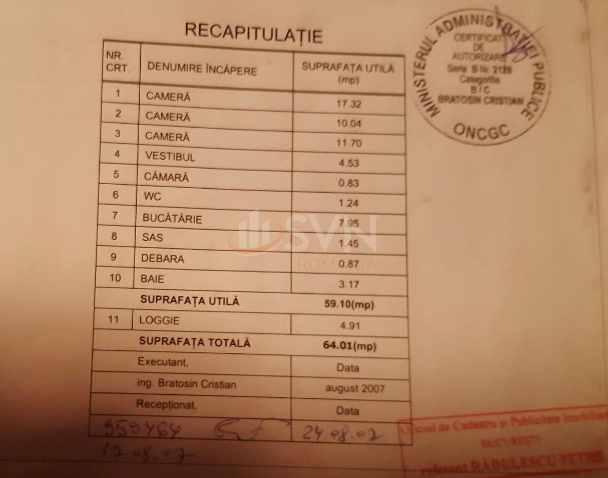 Apartament, 3 camere Bucuresti/Bucur Obor