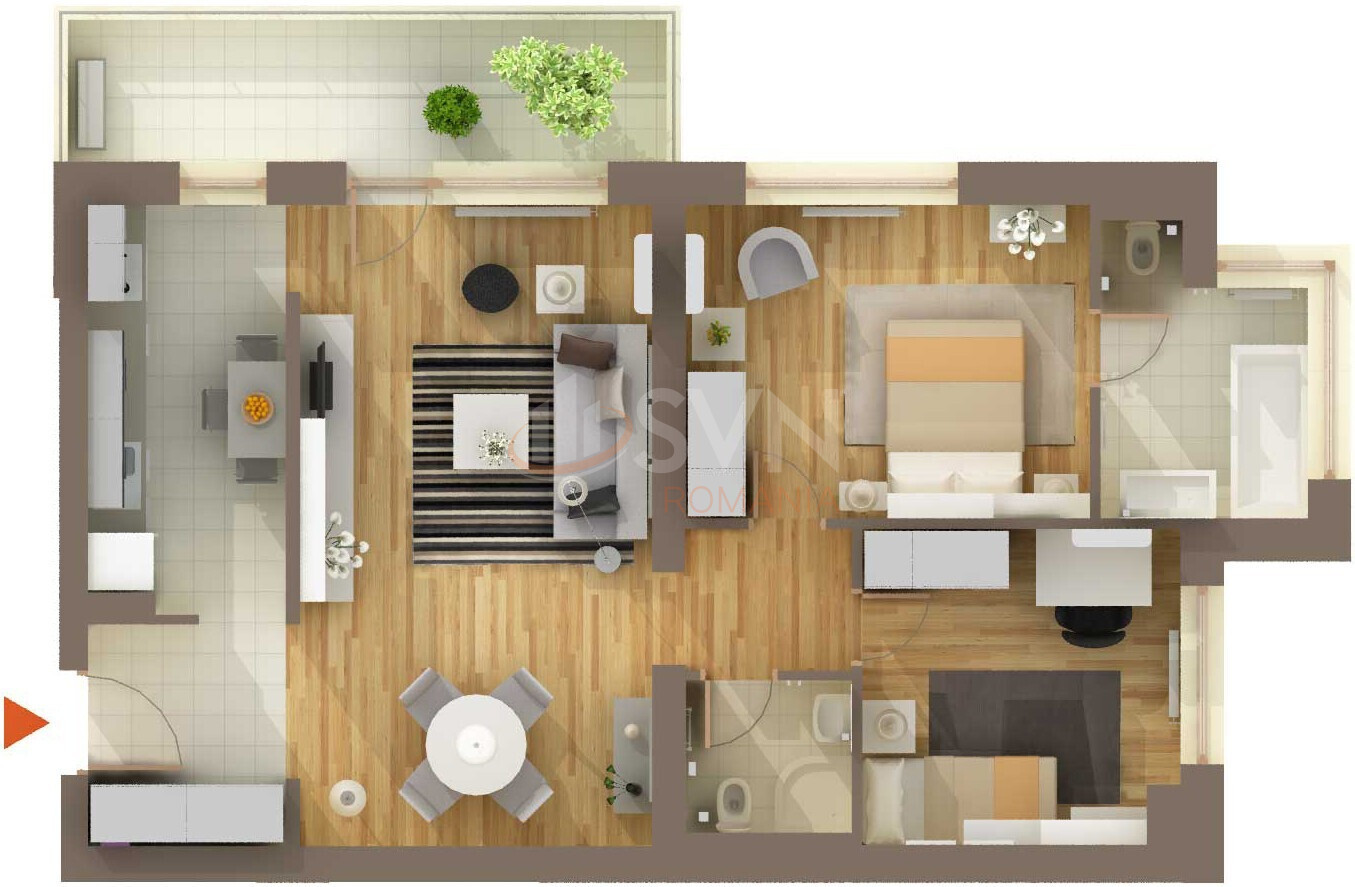 Apartament, 3 camere Bucuresti/Pipera