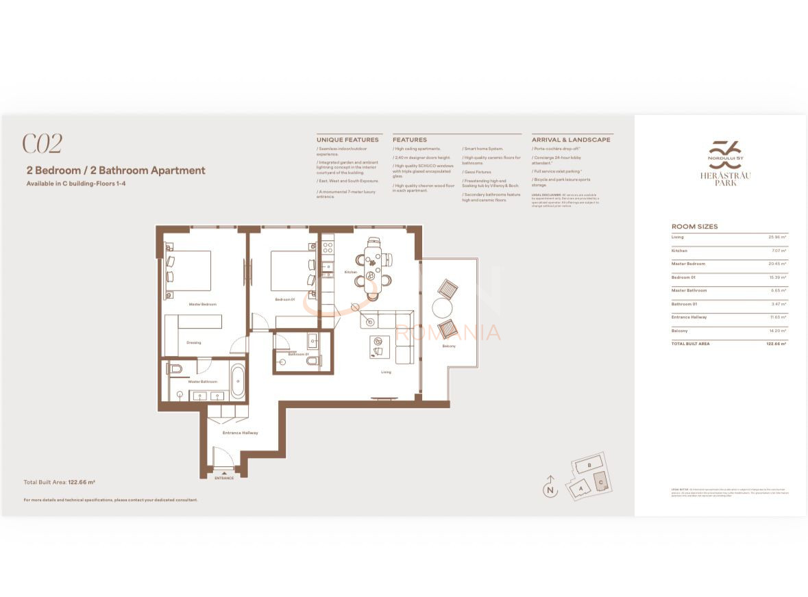 Apartament, 3 camere Bucuresti/Herastrau