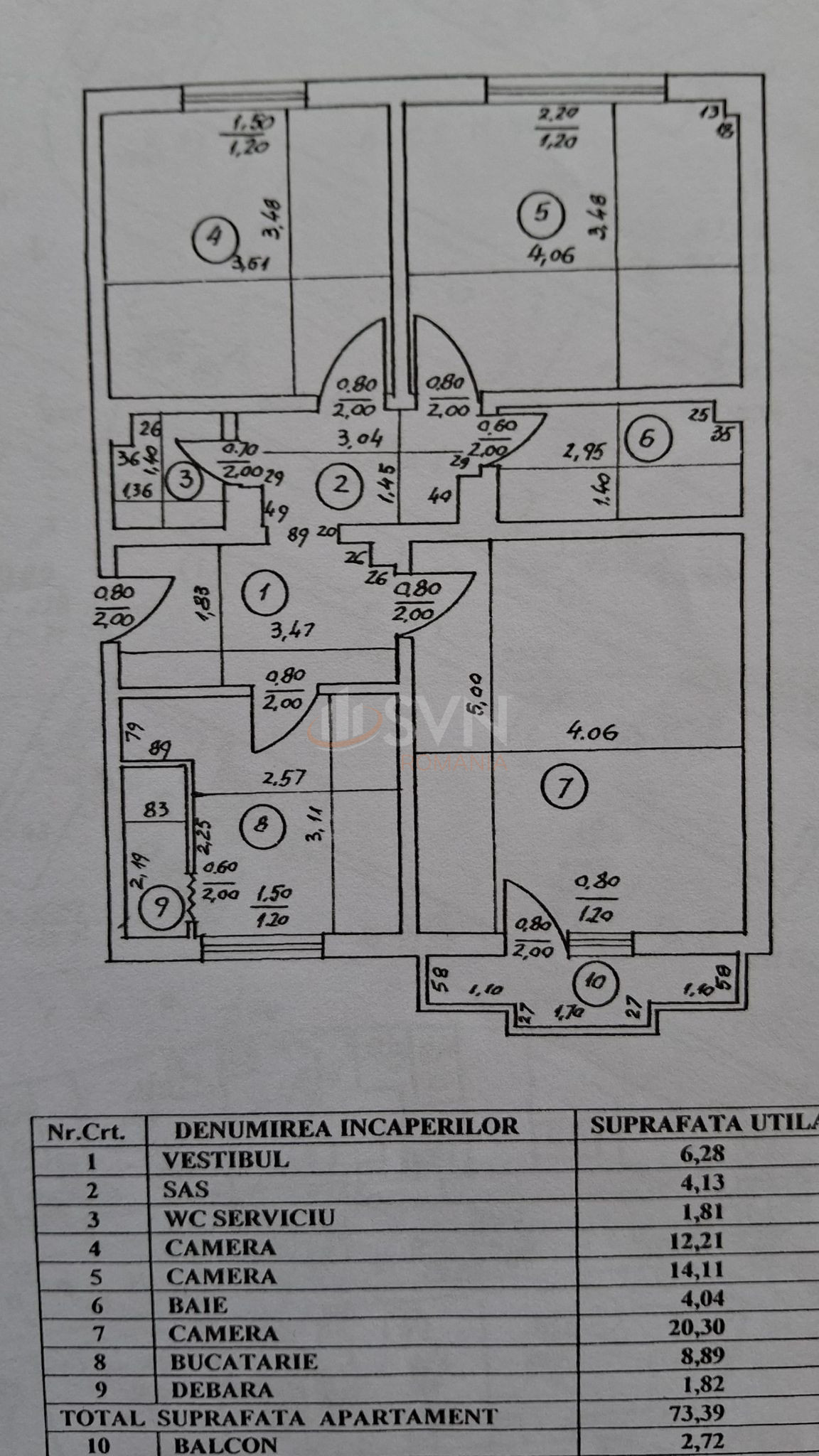 Apartament, 3 camere Bucuresti/Nerva Traian