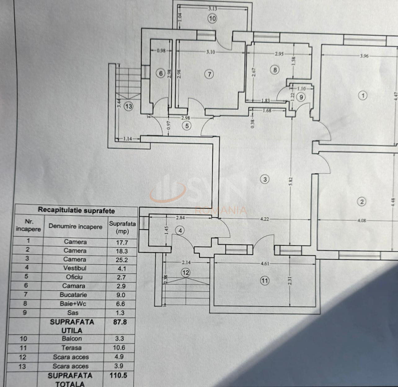 Apartament, 3 camere Bucuresti/Aviatorilor