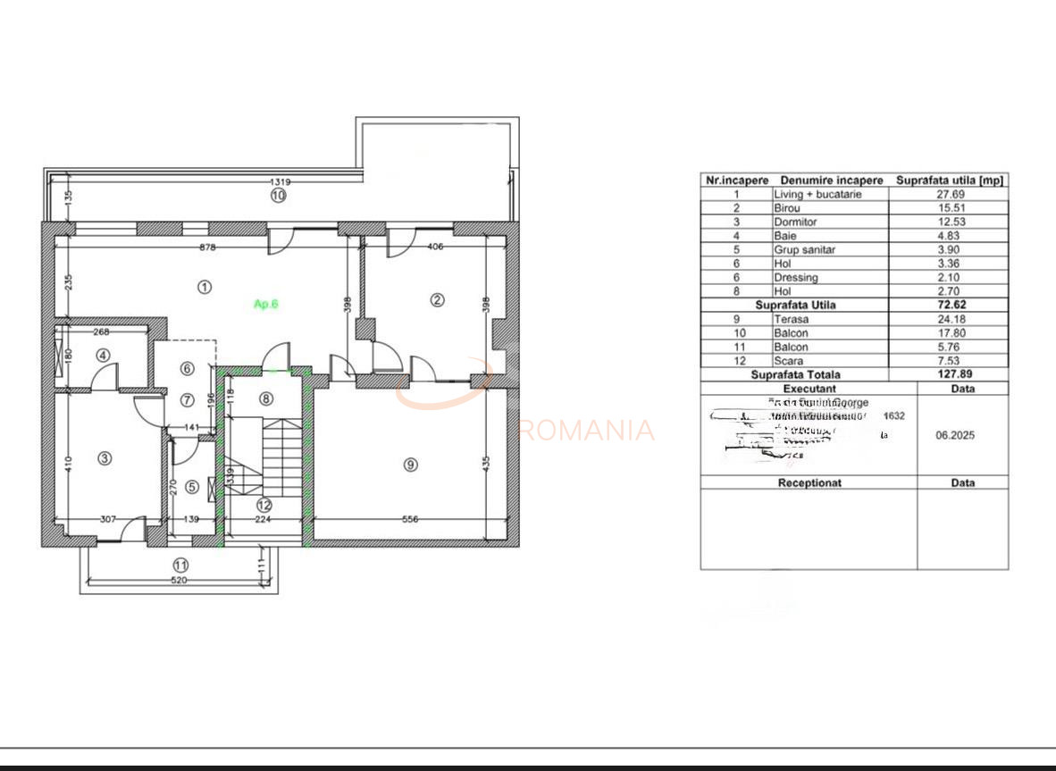 Apartament, 3 camere Bucuresti/Straulesti