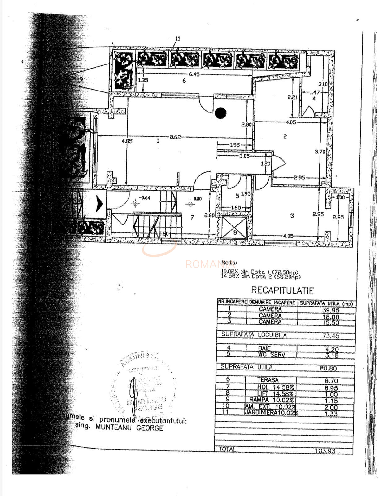 Apartament, 3 camere Bucuresti/Aviatorilor