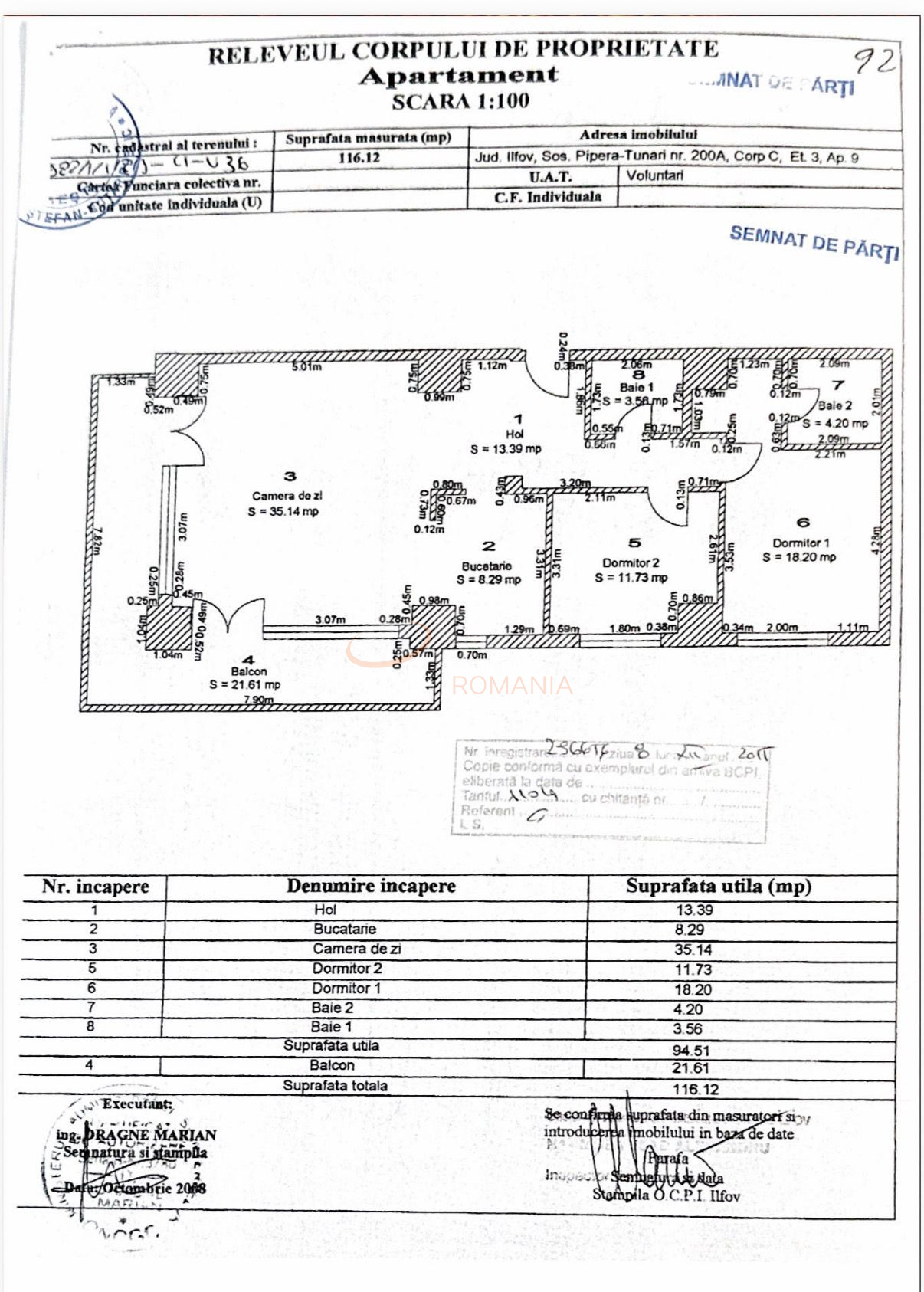Apartament, 3 camere Bucuresti/Pipera