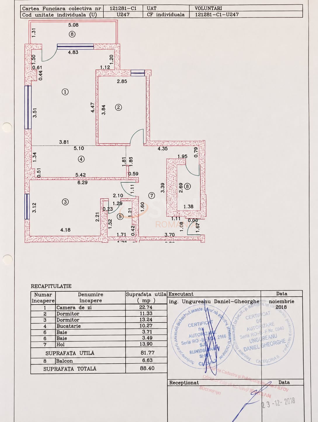 Apartament, 3 camere Bucuresti/Pipera