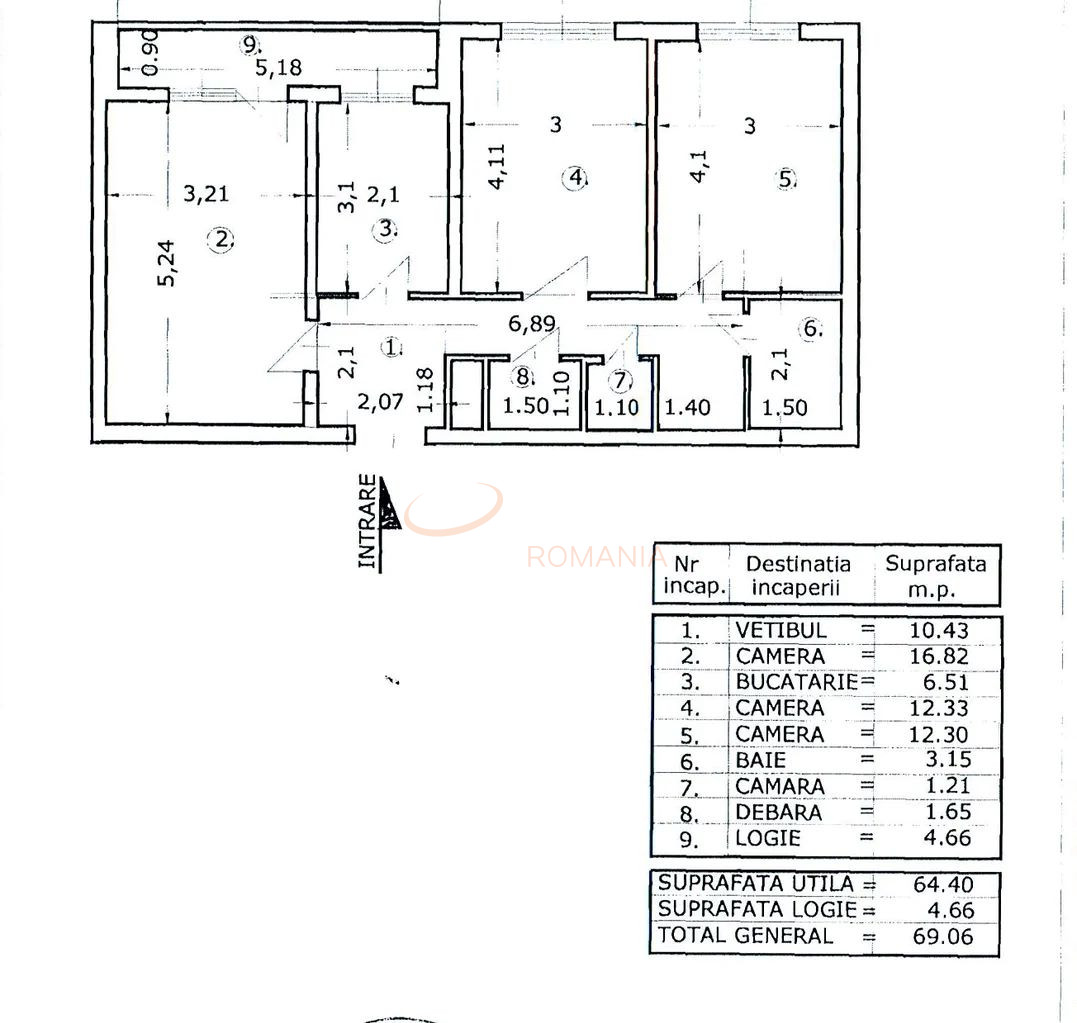 Apartament, 3 camere Bucuresti/Colentina