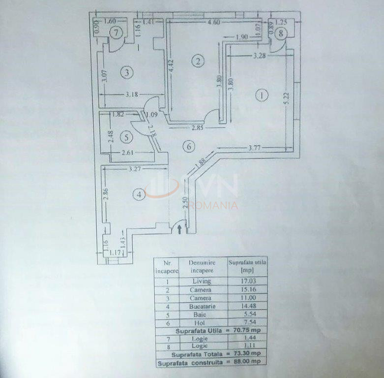 Apartament, 3 camere Bucuresti/Jiului