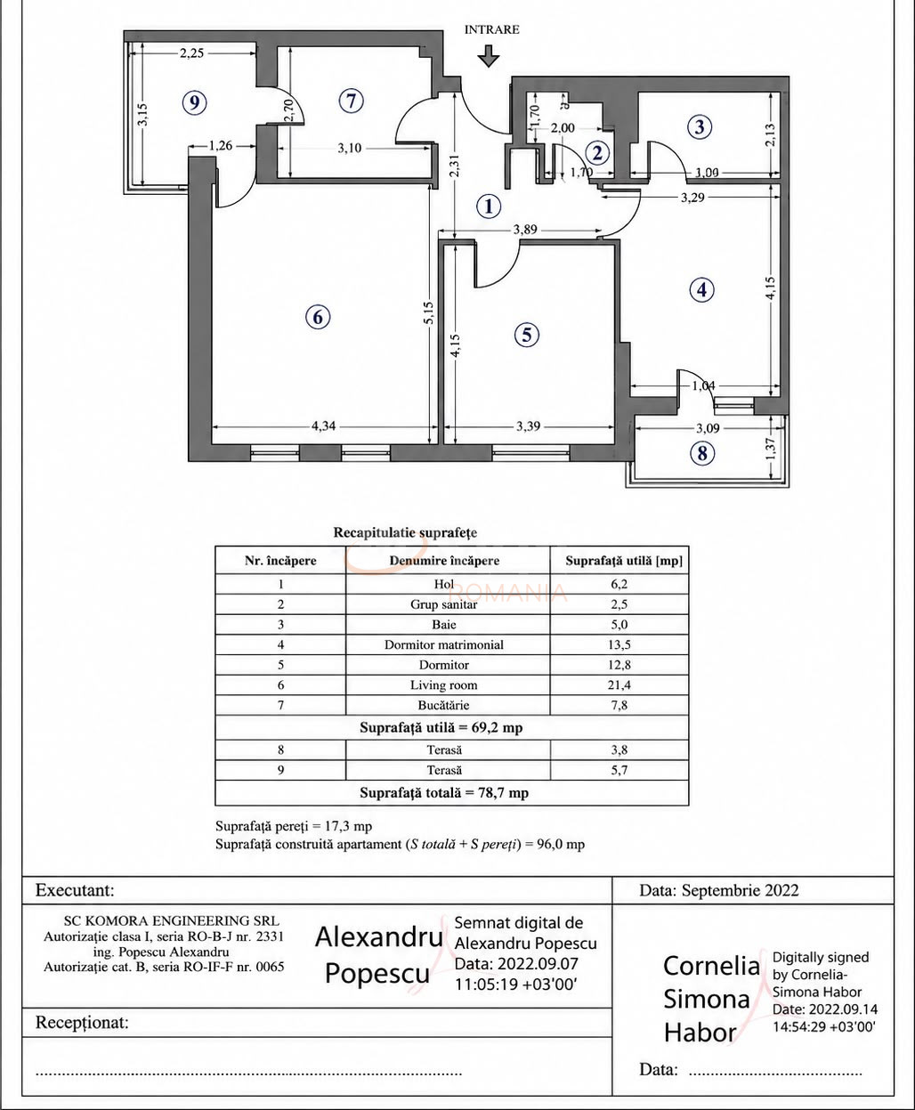 Apartament, 3 camere Bucuresti/Pipera