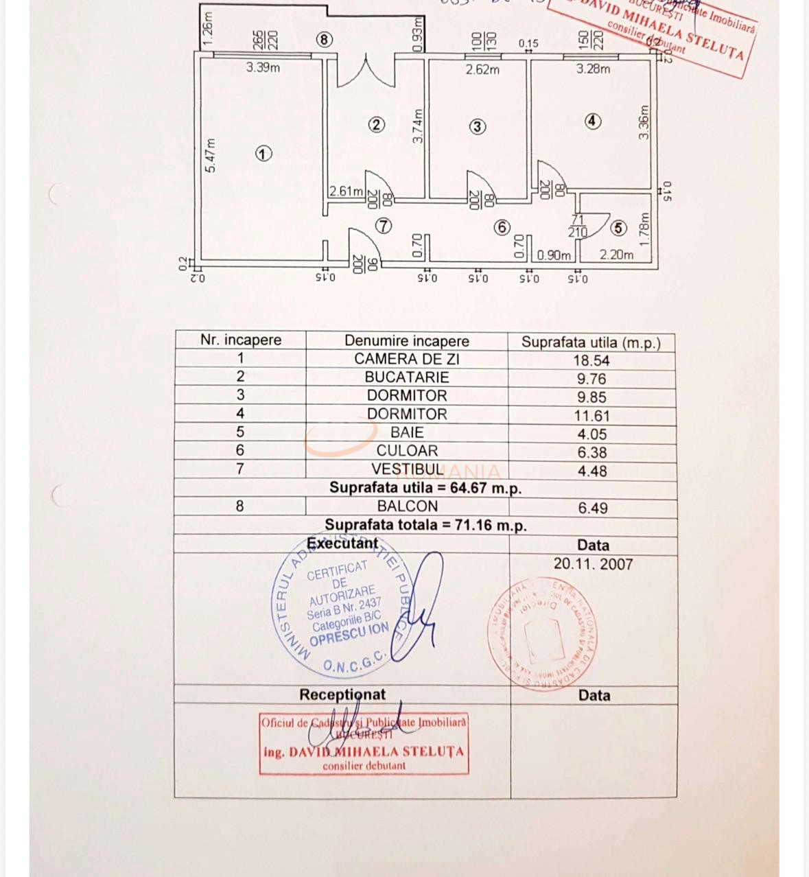 Apartament, 3 camere Bucuresti/Titulescu