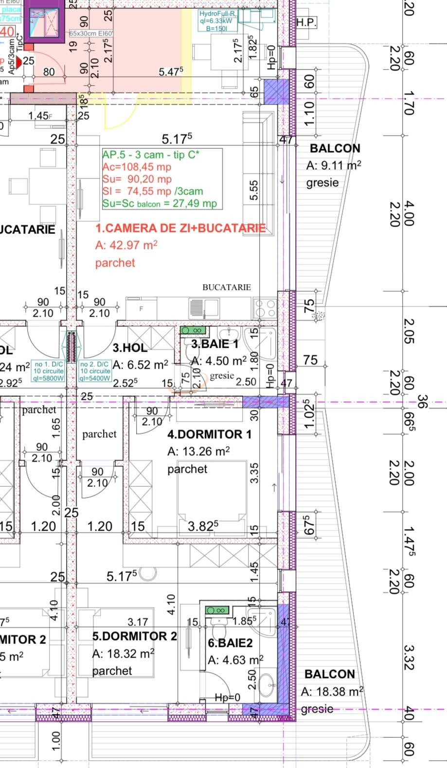Apartament, 3 camere Bucuresti/Pipera