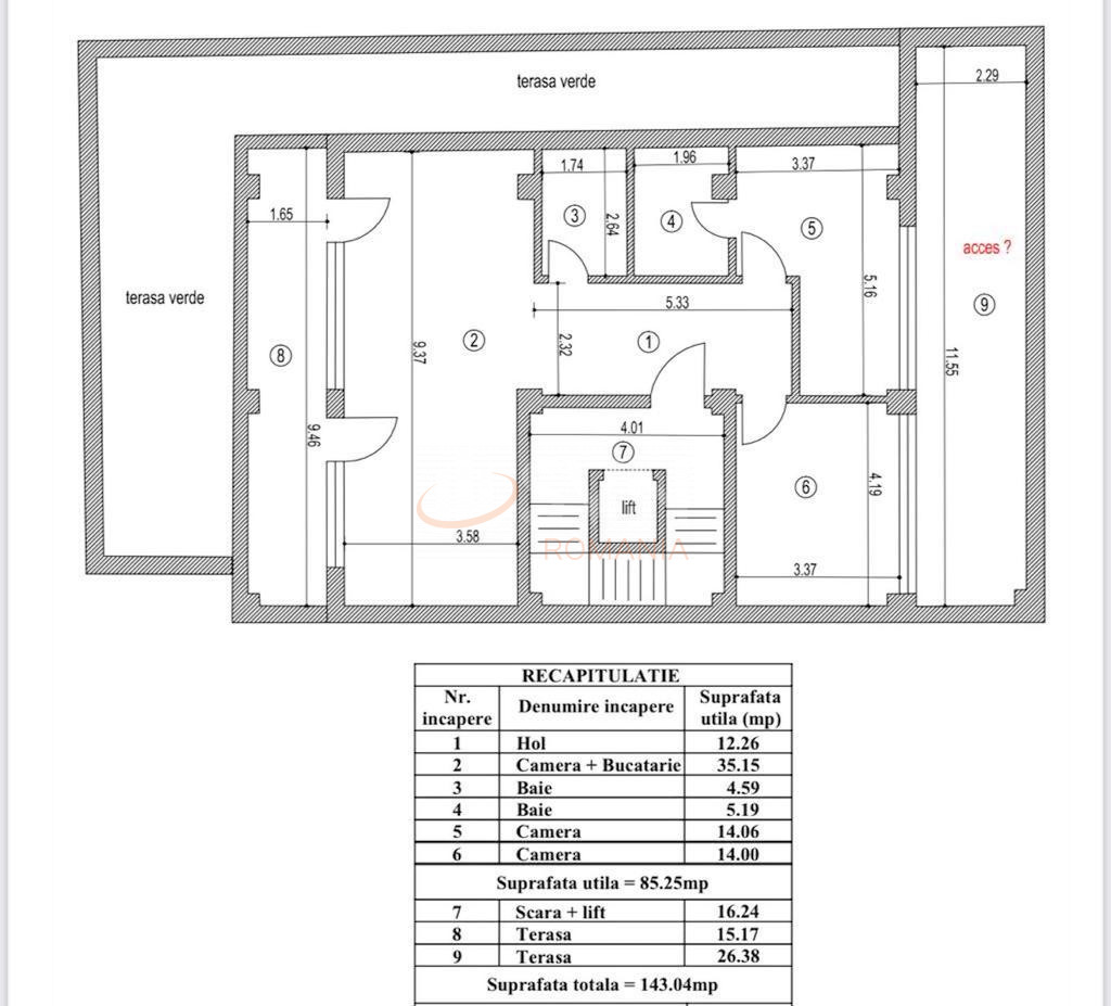 Apartament, 3 camere Bucuresti/Dorobanti