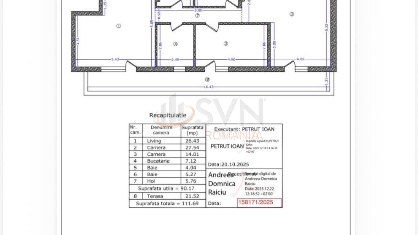 Apartament, 3 camere Bucuresti/Aviatiei