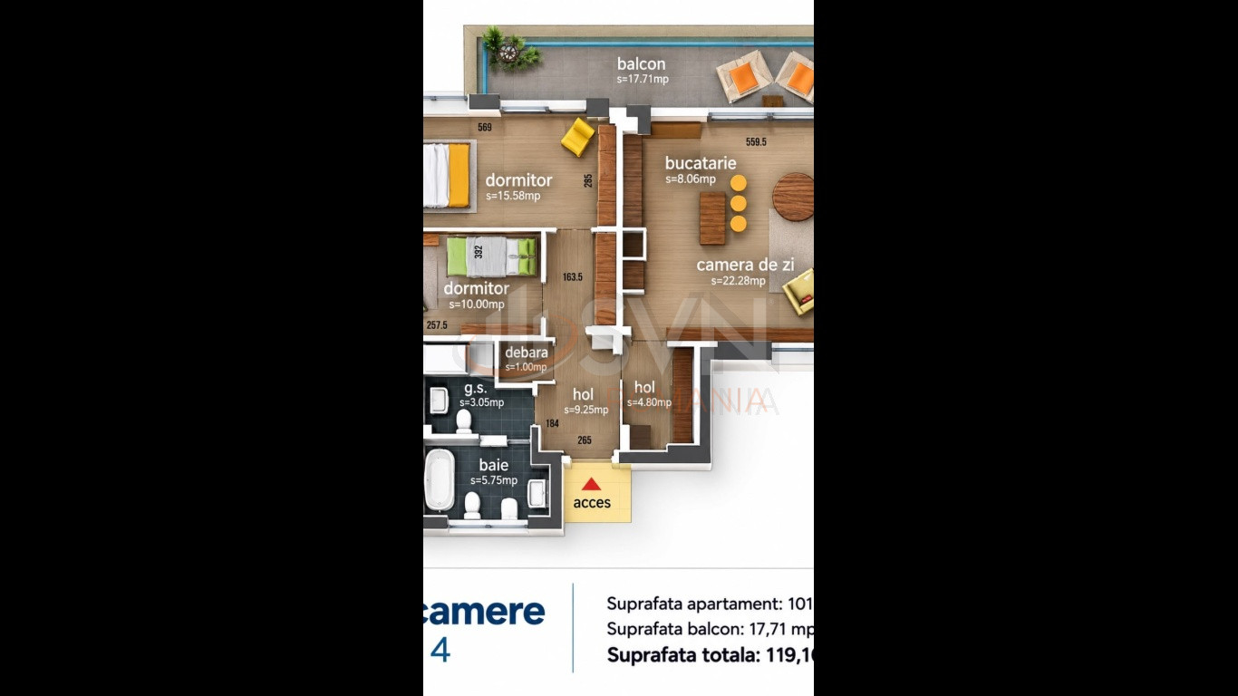 Apartament, 3 camere Bucuresti/Floreasca