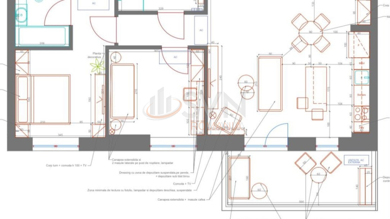 Apartament, 3 camere Bucuresti/Aviatiei