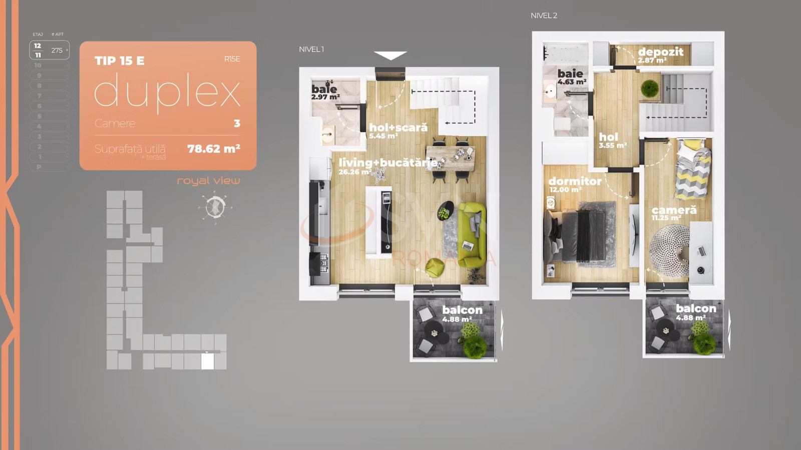 Apartament, 3 camere Bucuresti/Berceni