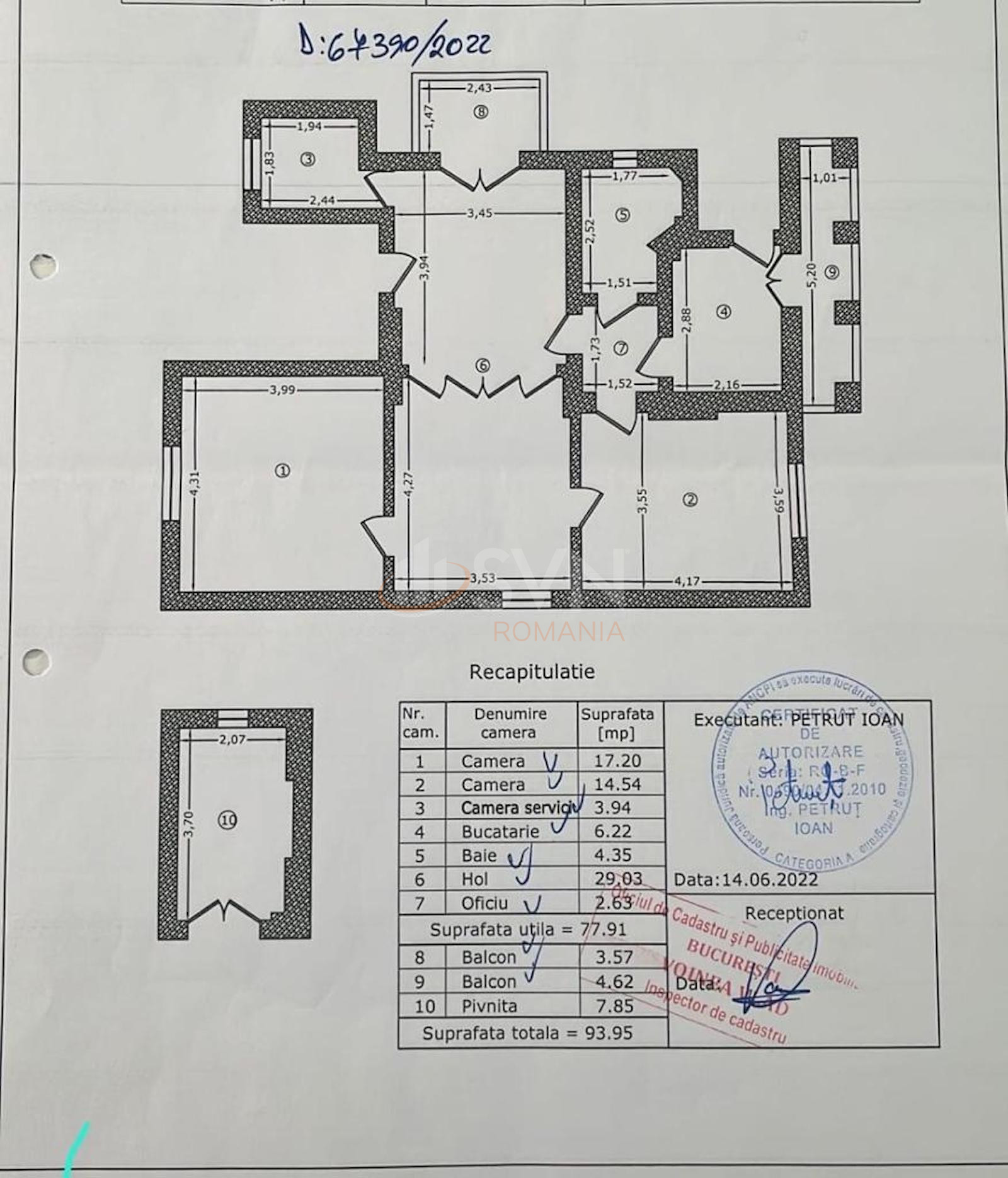 Apartament, 3 camere Bucuresti/Primaverii
