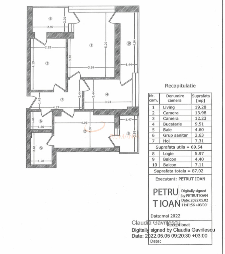 Apartament, 3 camere Bucuresti/Pipera