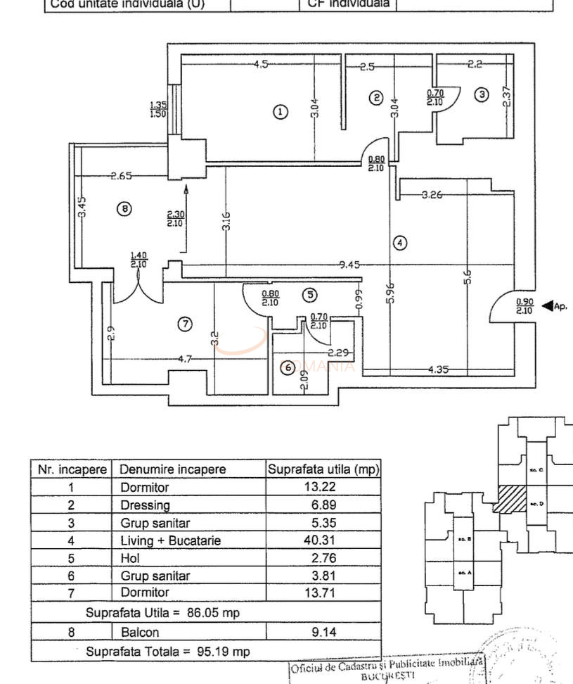 Apartament, 3 camere Bucuresti/Floreasca