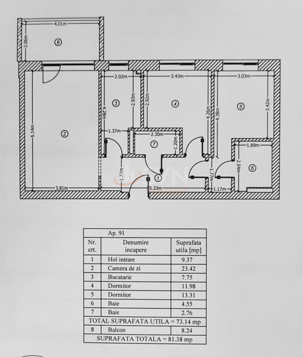 Apartament, 3 camere Bucuresti/Domenii