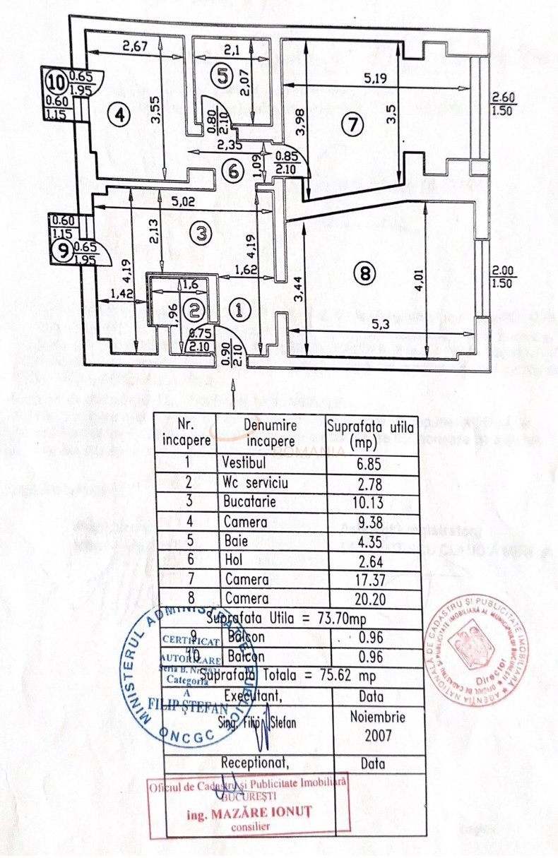 Apartament, 3 camere Bucuresti/Mircea Voda
