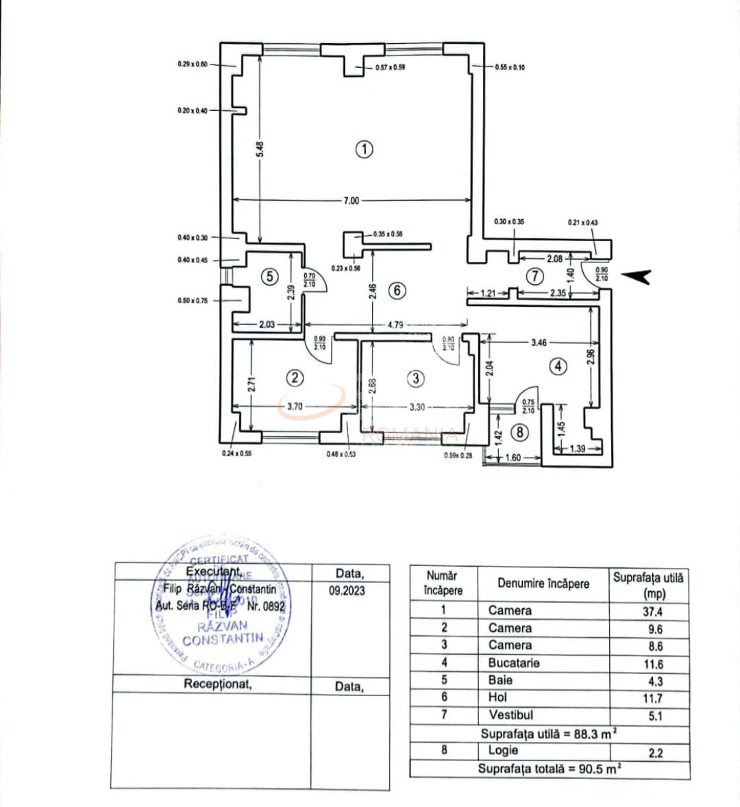 Apartament, 3 camere Bucuresti/Vitan