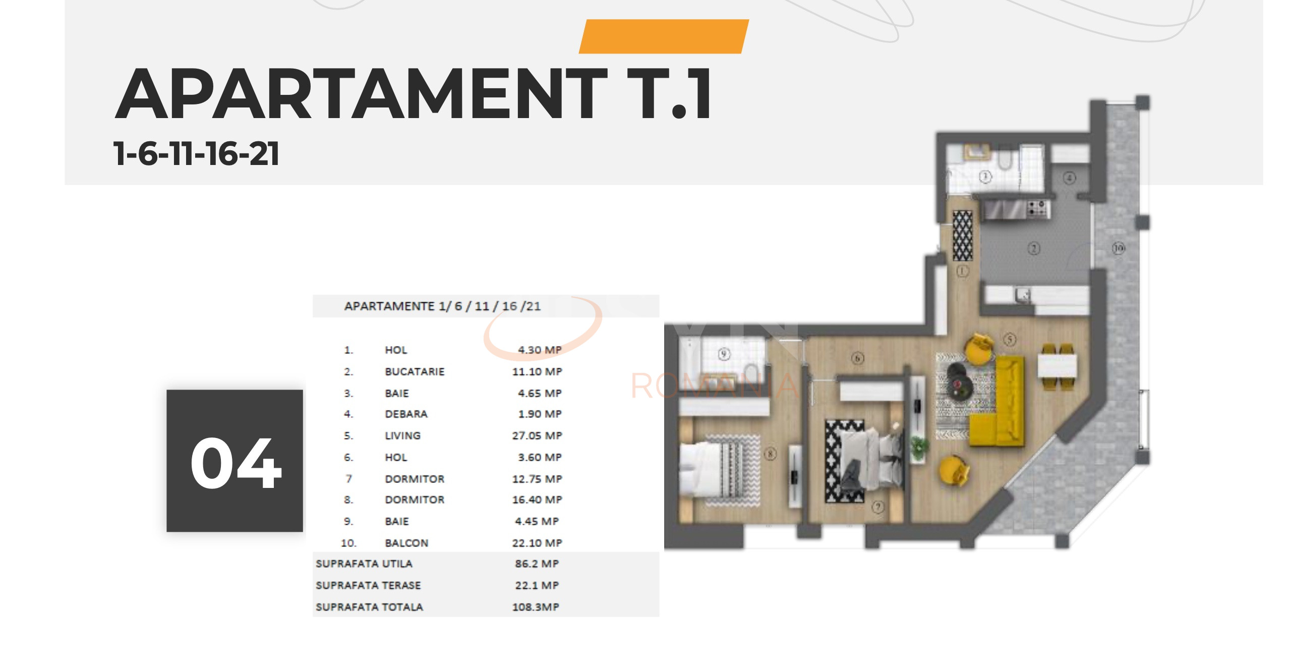 Apartament, 3 camere Bucuresti/Piata Unirii (s3)