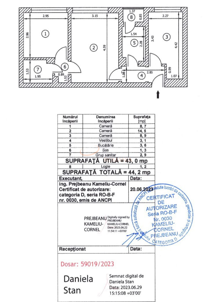 Apartament, 3 camere Bucuresti/Drumul Taberei