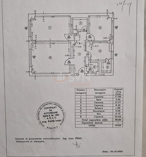 Apartament, 3 camere Bucuresti/Decebal