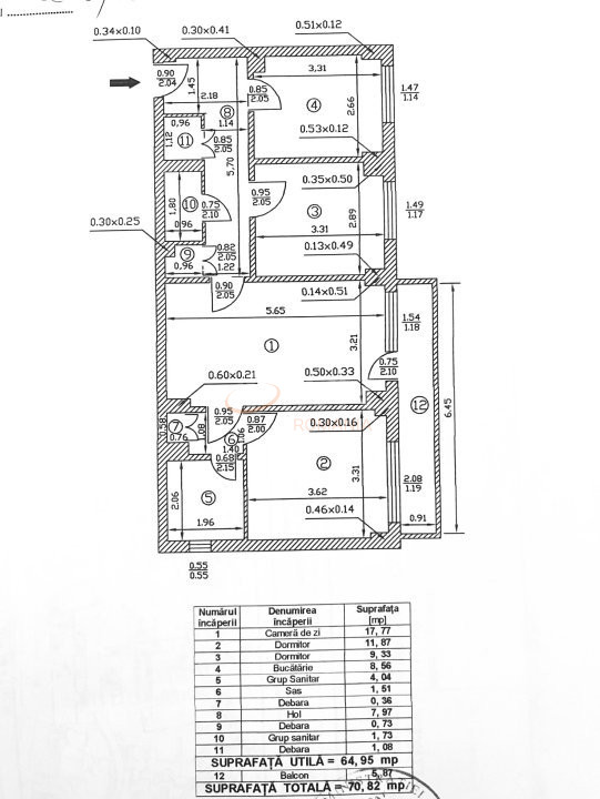 Apartament, 3 camere Bucuresti/Piata Victoriei