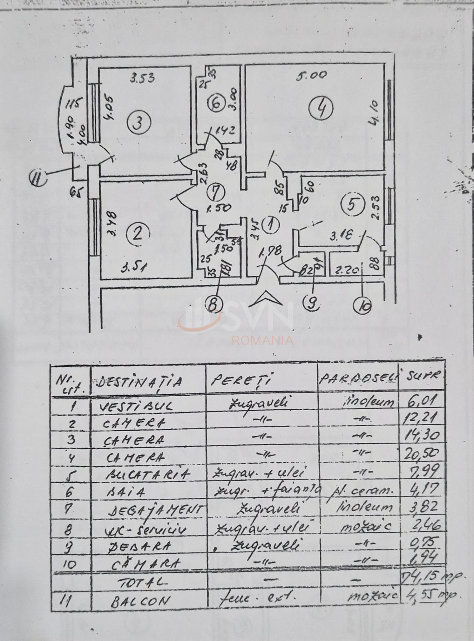 Apartament, 3 camere Bucuresti/Cotroceni