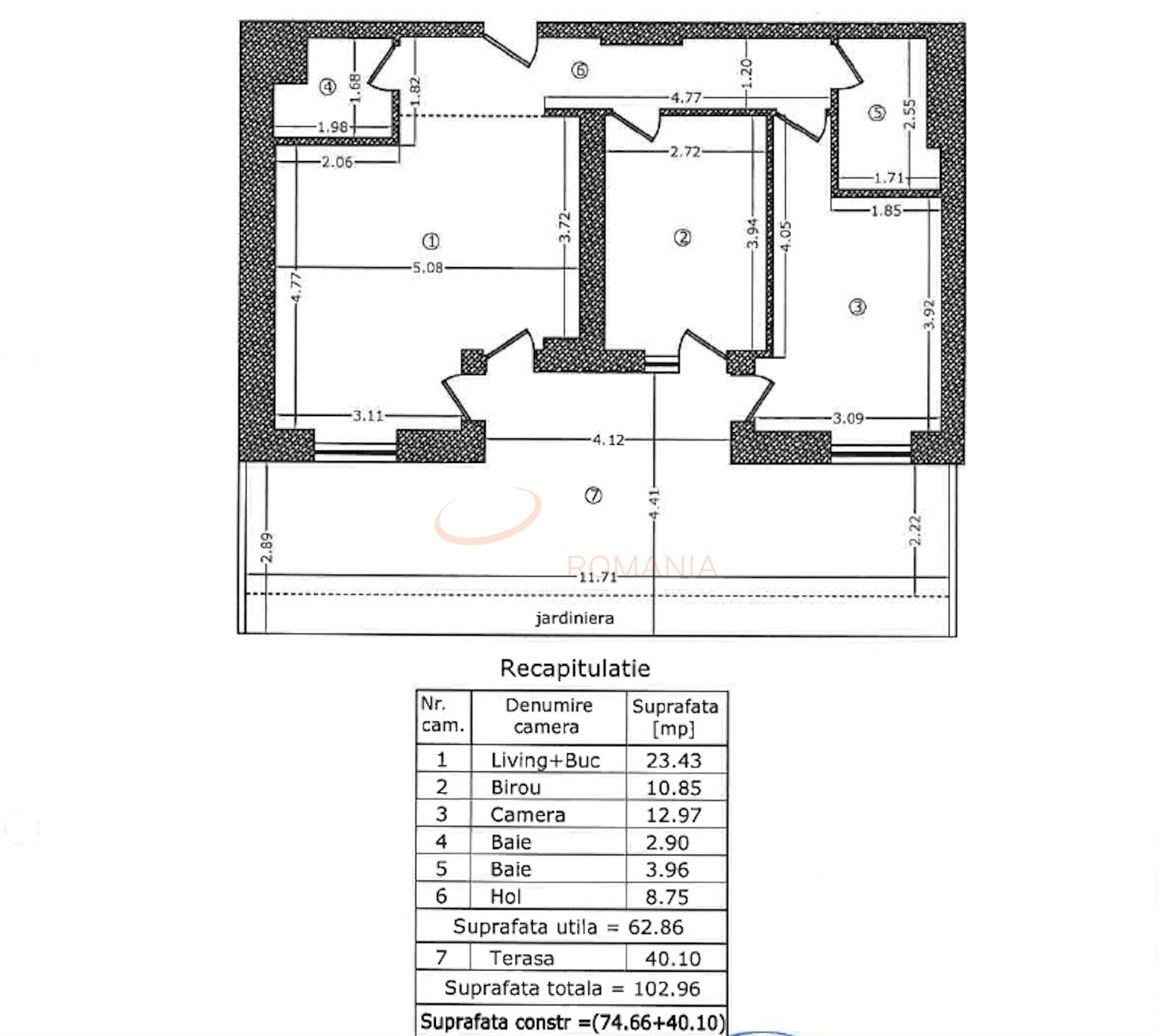 Apartament, 3 camere Bucuresti/1 Mai