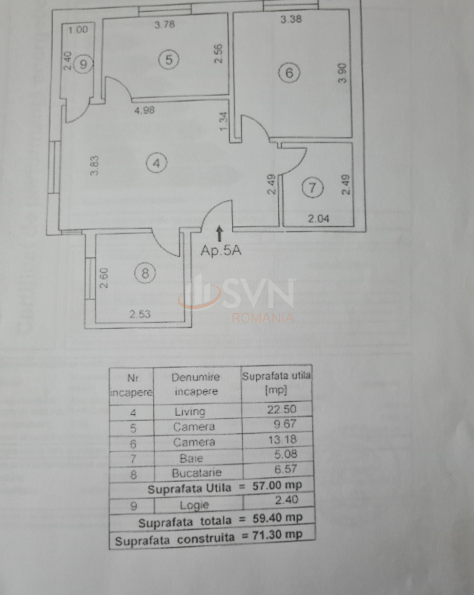 Apartament, 3 camere Bucuresti/Bucurestii Noi