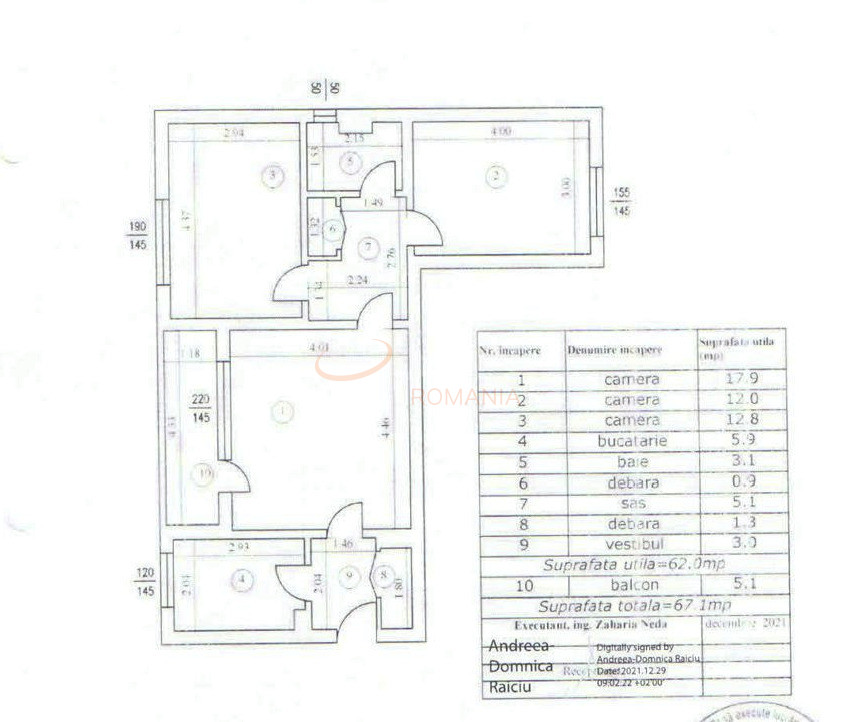 Apartament, 3 camere Bucuresti/Colentina