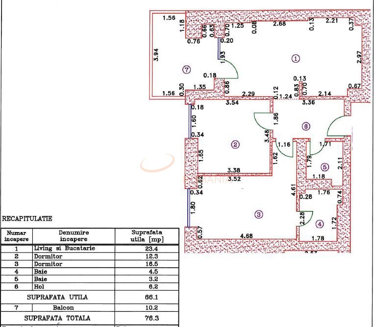 Apartament, 3 camere Bucuresti/Pipera