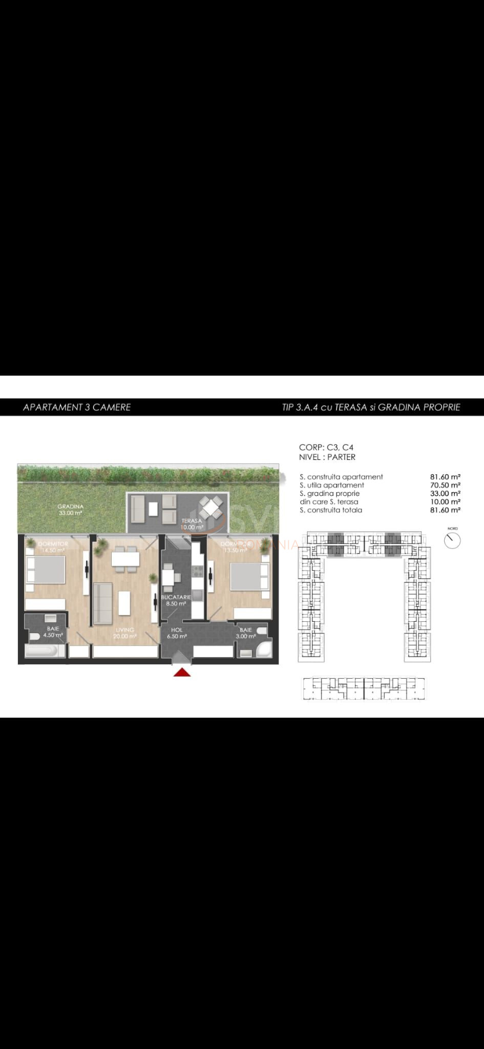 Apartament, 3 camere Bucuresti/Chitila